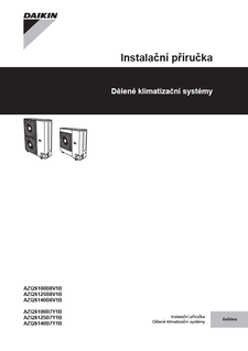 AZQS-B8V1 A,AZQS-BY1 A_4PCS385528-1C_2016_10_Installation manual_Czech download